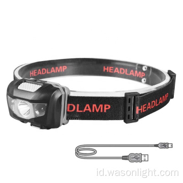 Kualitas ganda Light Strong Light XPE 3W Kepala Tahan Air Mengenakan Ringan Lightweight Disesuaikan Hiking Berkemah Bersepeda LED Headlamp